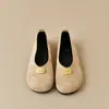 Mocassins Chanel de Fundo Plano para Mulheres, Novidade Versátil para Calçar e Tirar Fácil para Primavera/Verão 2026, Sapatos Casuais Mary Jane Temporada