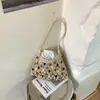 Novedades Primavera 2026 Estilo Resort Estilo Étnico Bolso de Red con Cuentas Bolso Tejido de Nicho para Mujer Alto Valor Estético Bolso de Mano Sencillo
