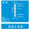 Tubería de pagoda resistente a la corrosión de dos vías de paso directo, acoplamiento de tubería blanda y dura, tubería de agua de plástico para invernadero de cría con larga vida útil