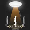 Luz de Techo, Luz con Sensor Recargable, Luz Nocturna Doméstica de Ahorro de Energía, Control por Sonido y Luz para Dormitorio, Luz de Pasillo No Eléctrica, Gadget para Personas Perezosas