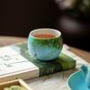 Taza Maestra de Cerámica Pintada a Mano con Color Bajo Esmalte, Taza de Té Estilo Pintura al Óleo, Taza Individual de Gran Capacidad, Juego de Té de Gama Alta, Taza para Uso Personal