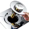 Tapa de Sello de Núcleo Pop-Up para Desagüe de Piso de Baño, Universal Tipo Pulsador con Pedal de Pie Anti-Olor y Anti-Plagas