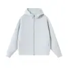 Cárdigan chaqueta con cremallera de diseño raglán de cuello alto de moda para otoño e invierno para hombre, sudadera versátil simple de color liso informal americano para mujer