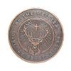 Moneda Metálica Moneda de Videojuego Juego de Monedas Juego de Fichas de Máquina de Peluches de Gancho Fijo Juego Antifalsificación Ficha Conmemorativa de Actividad con Agujeros