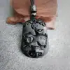 Pendente zodíaco chinês doze animais rato Boi Tigre Coelho Dragão Cavalo Ovelha Macaco Galo Cão Porco colar de jade pingente de jade masculino e feminino