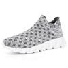 Zapatos Casuales de Hombre y Mujer de Talla Grande Tejidos a Mosca para las Cuatro Estaciones Jinjiang Transfronterizos, Ligeros, de Suela Blanda, para Pareja, Tipo Calcetín Deportivo de Malla