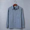 Camisa Holgada de Verano para Papá Camisa Fina para Hombres Mayores Top de Color Sólido para Hombres Mayores