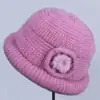 Chapéu de Inverno para Mulheres de Meia-idade e Idosas, Avó, Pessoas Idosas, Chapéu Quente de Lã, à Prova de Vento, com Pelúcia Extra, Proteção para Orelhas de Senhora Idosa, Chapéu de Algodão Tricotado