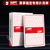Poker Texas Hold'em Evento Oficial WPT Especial Impermeable Escarchado Grande Ancho Plástico PVC