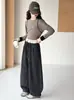 Pantalones de niña primavera y otoño 2026 estilo nuevo, pants deportivos casuales para niños mayores, ropa de otoño, pantalones curvos de corte holgado, elegantes