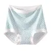 Pantalones de maternidad de tiro alto para mujer, hechos de algodón puro, Clase A, con soporte extendido en la entrepierna, sin costuras, corte holgado, adecuados para el principio, la mitad y el final del embarazo