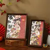 Año Nuevo Nuevo Estilo Chino Marco de Fotos de Madera Acrílica Color Nogal Marco de Fotos Rectangular A4 A3 Soporte de Exhibición Hecho a Mano