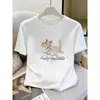 Camiseta de manga corta de algodón puro para mujer, modelo nuevo 2026, moda ins versátil, rejuvenecedora, adelgazante, top gris oscuro para verano