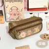 Caja de Papelería de Gran Capacidad de 9 Capas para Estudiantes de Secundaria Caja de Almacenamiento con Apertura Grande Bolsa de Almacenamiento con Compartimentos Estuche Rombo de Prisma Multicapa