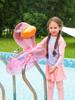 Pato Transparente Anillo de Natación Asiento para Niños Anillo de Natación para Bebé Anillo de Natación Inflable de PVC Salvavidas de Natación Anillo para Axilas