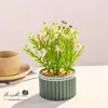 Flores Artificiais 10 Pequenos Bonsais de Rosa Decoração de Casa Flores Artificiais Plantas Verdes Festa de Casamento Decorações Internas Plantas em Vasos Simuladas