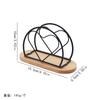 Suporte para lenços criativo para mesa de jantar, suporte vertical para guardanapos de hotel, suporte para lenços de ferro para café, suporte para lenços de restaurante, suporte para lenços de restaurante