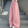 Calça de Outono e Inverno para Meninas 2025 Nova Moda Estilo Coreano Tendência Calça com Glitter Prata Forrada com Fleece para Crianças Mais Velhas