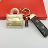 Llavero de Oro Puro 999 Colgante de Marca de Lujo Producto Popular de Venta Transfronteriza Comercio Exterior Comercio Electrónico Transmisión en Vivo