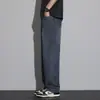 Jeans para hombre 2026 verano nuevo estilo lavado vintage holgados rectos pantalones de marca de moda versátiles casuales pantalones largos