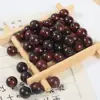 Cuentas Sueltas de Sándalo Verde Natural, Cuentas Redondas de Madera Maciza, Varios Estilos de Cuentas de Madera para Pulseras y Collares Hechos a Mano DIY Venta al por Mayor
