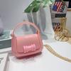 2025 Transfronteiriça Nova Quente Bolsa Jelly Saco Mensageiro Ombro Transversal Infantil Bolsa de Moedas Bolsa Infantil