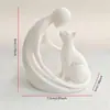 Novo Produto Quente de Vendas Transfronteiriças: Ornamento de Estátua de Humano e Gato, Estátua Decorativa Moderna para Mesa, Ornamento Decorativo