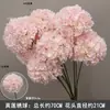 Pacote com 10 peças flores cor-de-rosa casamento flores de seda decoração de casamento materiais florais flores artificiais shopping arranjo de flores arte floral para casa