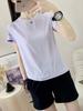 Camiseta de Manga Corta de Seda Helada con Estampado de Ciervo Bugu para Mujer, Moda de Verano, Nueva, Transpirable al Frío, para Correr, Deportes, Montañismo, Secado Rápido