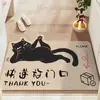 Tapete de Entrada Desenho Animado Hobby Tapete de Entrada Antiderrapante Tapete para Corredor Remoção de Poeira Tapete de Piso de PVC com Fio de Laço