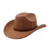 Aliexpress Amazon Wish Chapéu de Coco Unissex Chapéu de Cowboy Chapéu de Jazz de Lã Chapéu de Coco de Aba Larga Yzd113