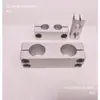 Abrazadera de fijación paralela de doble agujero de aleación de aluminio soporte abrazadera de fijación conector paralelo de doble agujero abrazadera de soporte de eje óptico paralelo de dos agujeros