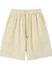 Shorts Esportivos com Vibe High Street para Homens Verão Peso Pesado Absorvente de Suor Respirável Comprimento até o Joelho Calças Americanas Fitness Basquete Calças de Cinco Pontos
