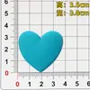 Accesorios DIY Corazón de Amor Billetera para Monedas de Coche Cubierta para Licencia de Conducir Accesorios Decorativos Funda para Teléfono de PVC Adorno Decorativo con Forma de Corazón 3D