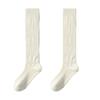 Calcetines de lana holgados para mujer, calcetines para la pantorrilla de otoño e invierno, nuevo estilo 2025, combinados con zapatos Birkenstock, calcetines largos y hasta la pantorrilla, Serie Miu