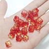 Pétalos de loto gordos directamente para accesorios de joyería DIY 10*10mm material de horquilla antiguo retro esmalte coloreado decorativo chino