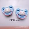 Accesorios de Resina de Dibujos Animados Brillantes Joyería Chupete Animal DIY Gel de Crema Funda para Teléfono Móvil Pasador Cuerda para el Cabello Parche de Papelería