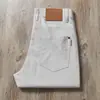 Pantalones Casuales de Verano Europeos Finos Color Beige para Hombre, de Sarja Elástica, Tiro Medio, Algodón, Pierna Recta, con Bolsillos Laterales