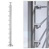 Villa barandilla de tubo de acero inoxidable barandilla de tubo ático valla de aislamiento pasamanos de escalera columna de tubo auto-instalada
