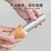 Plateado Danés cónico tubo gadget para hornear acero inoxidable hueco cuerno bolsa molde cuerno crujiente Danés crujiente dios