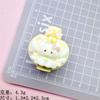 Desenhos animados DIY Resina Acessórios Acessórios Gatinho Desejando Garrafa Creme Gel Feito à Mão Grampo de Cabelo Capa de Celular Fivela de Sapato Acessórios