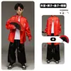 Día de Año Nuevo ropa para niños estilo chino ropa de actuación para niños Hanfu para niñas moda nacional Longteng moda hip hop ropa de actuación otoño