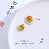 Accesorios DIY de oro de larga data con cuentas pez juego Loto nubes auspiciosas danza del león estilo chino antiguo cuerda con cuentas femenina