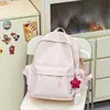 Mochila Escolar Leve de Alta Aparência Estilo Coreano, Mochila Fofa para Alunos do Ensino Fundamental, Alunos do Ensino Médio, Mochila de Viagem para Meninas