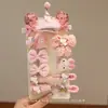 Gran Venta Otoño e Invierno Pasador para el Cabello Niños Dibujos Animados Kuromi Pasador para el Cabello Niña Pequeña Lazo Flequillo Pinza BB Accesorios para la Cabeza de Bebé