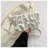 Bolso de Mujer Plegado Estilo Coreano Nuevo Modelo 2025 Bolso Cruzado Pequeño Casual Simple Otoño e Invierno