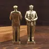Estatua de latón puro del Presidente Mao Adornos de Mao Zedong Tienda para el Hogar Empresa Artesanías Adornos Chinos