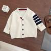 Cárdigan de Punto para Bebé Jingqi Nuevo Tejido Primavera y Otoño Estilo Coreano Top Casual Moda para Bebé Chaqueta de Primavera