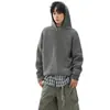 Suéter com Capuz Popular Europeu Tamanho Grande Masculino Estilo Coreano Estilo Old Money Tendência Outono e Inverno High-End Atacado de Fábrica