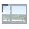 Película de burbujas Invierno Hogar Engrosada A prueba de frío y Cálida Cortinas Transparente Velcro Sin perforaciones Ventana Autoinstalable Película Térmica